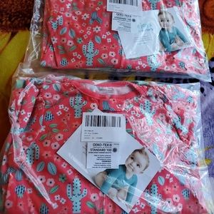 Carters 5t girls pajamas 2 3 packs